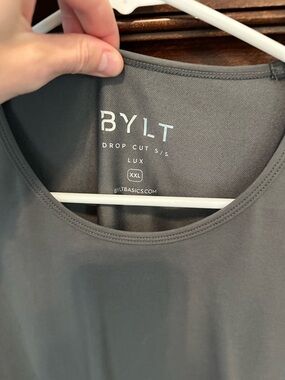 BYLT Basics Men's Drop Cut Lux Tee - Gray